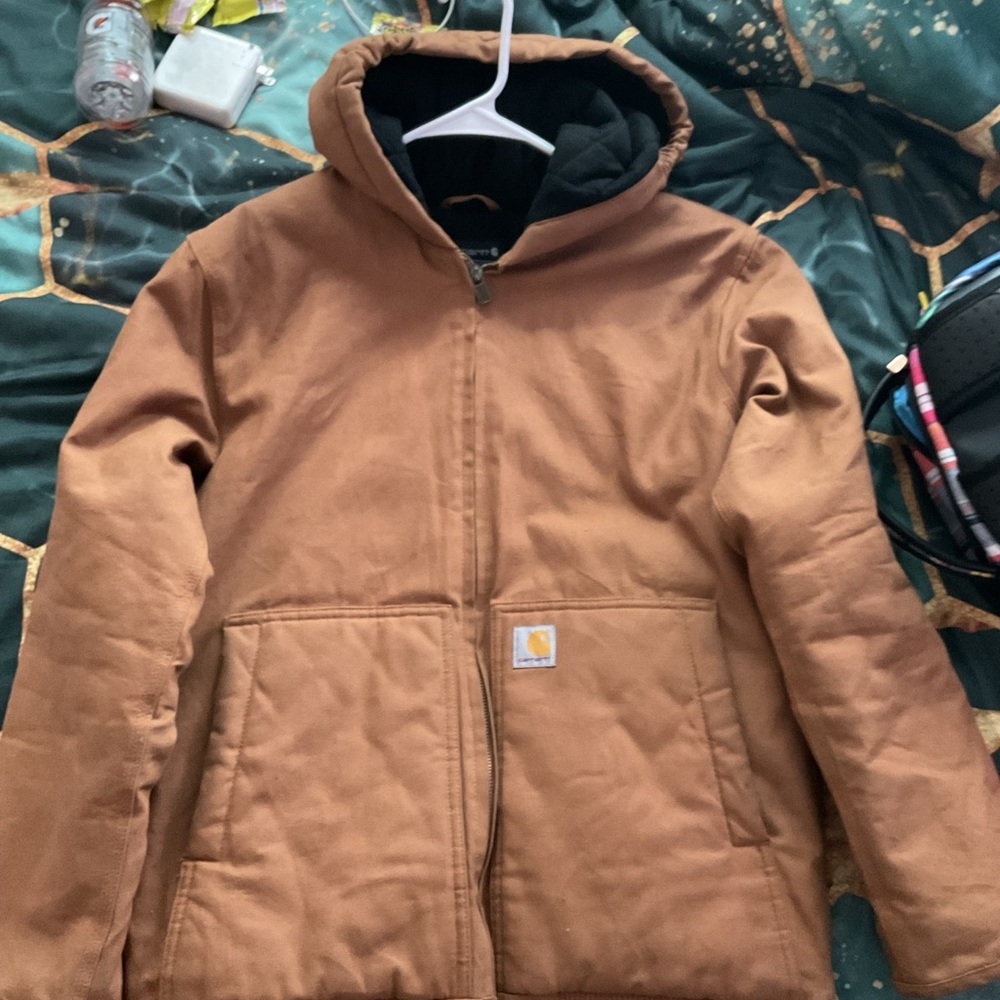 Carhartt Kids Brown Hooded Jacket
